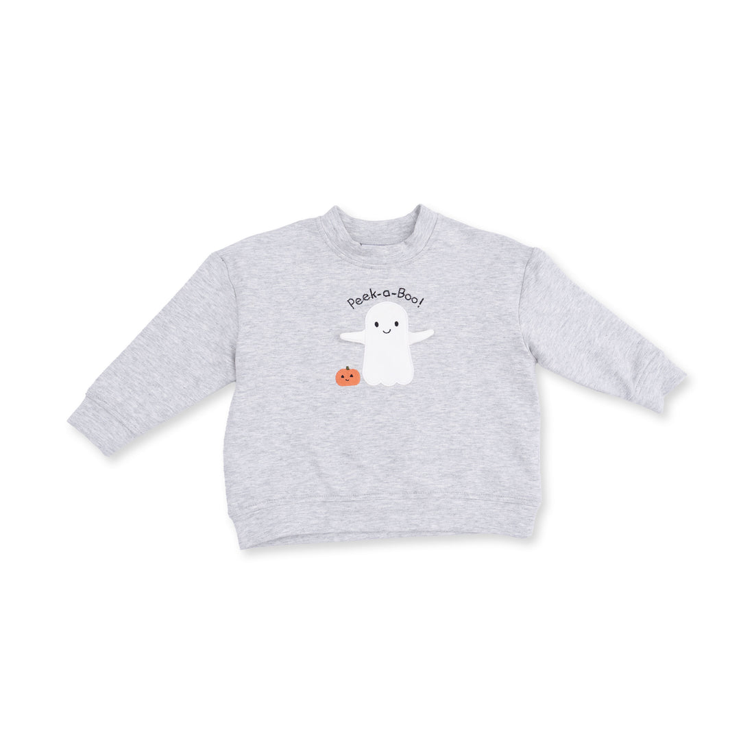Ghosts Gray Drop Sleeve Sweatshirt