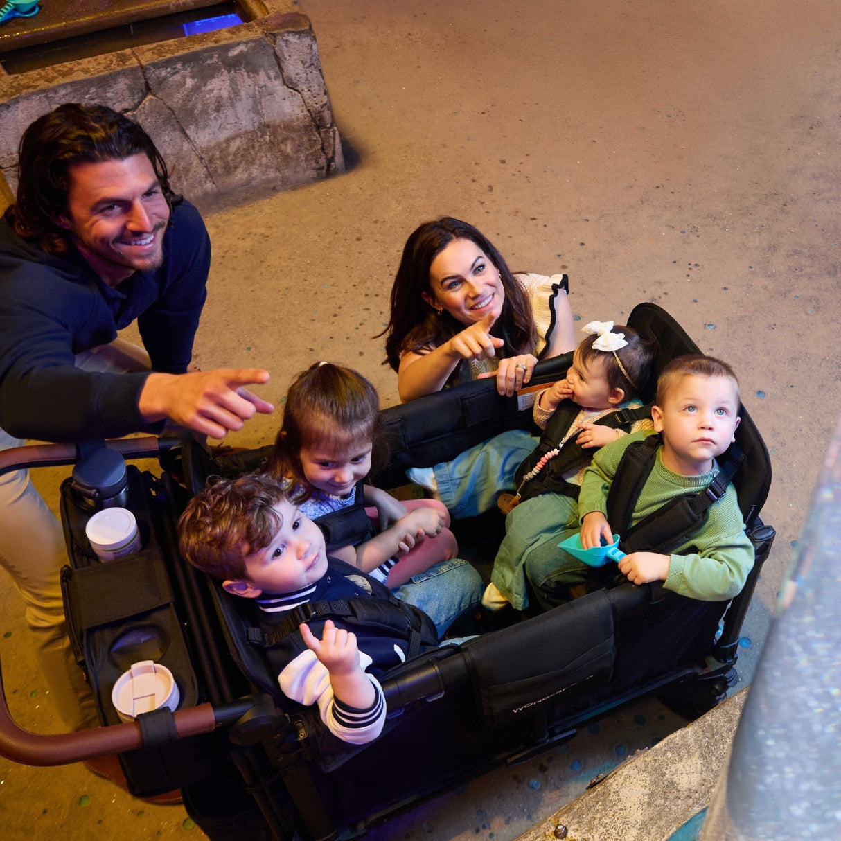 Wonderfold W4 Luxe Pro 4-Seater Stroller Wagon