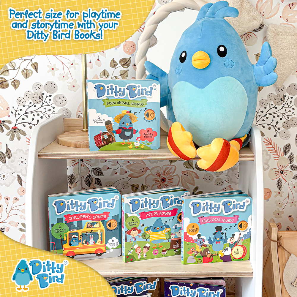 Ditty Bird Squishy Soft Plush