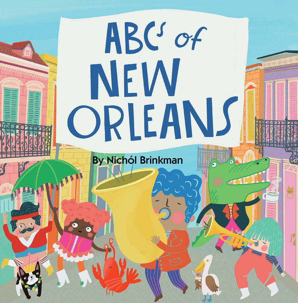 ABC's of New Orleans hardcover book