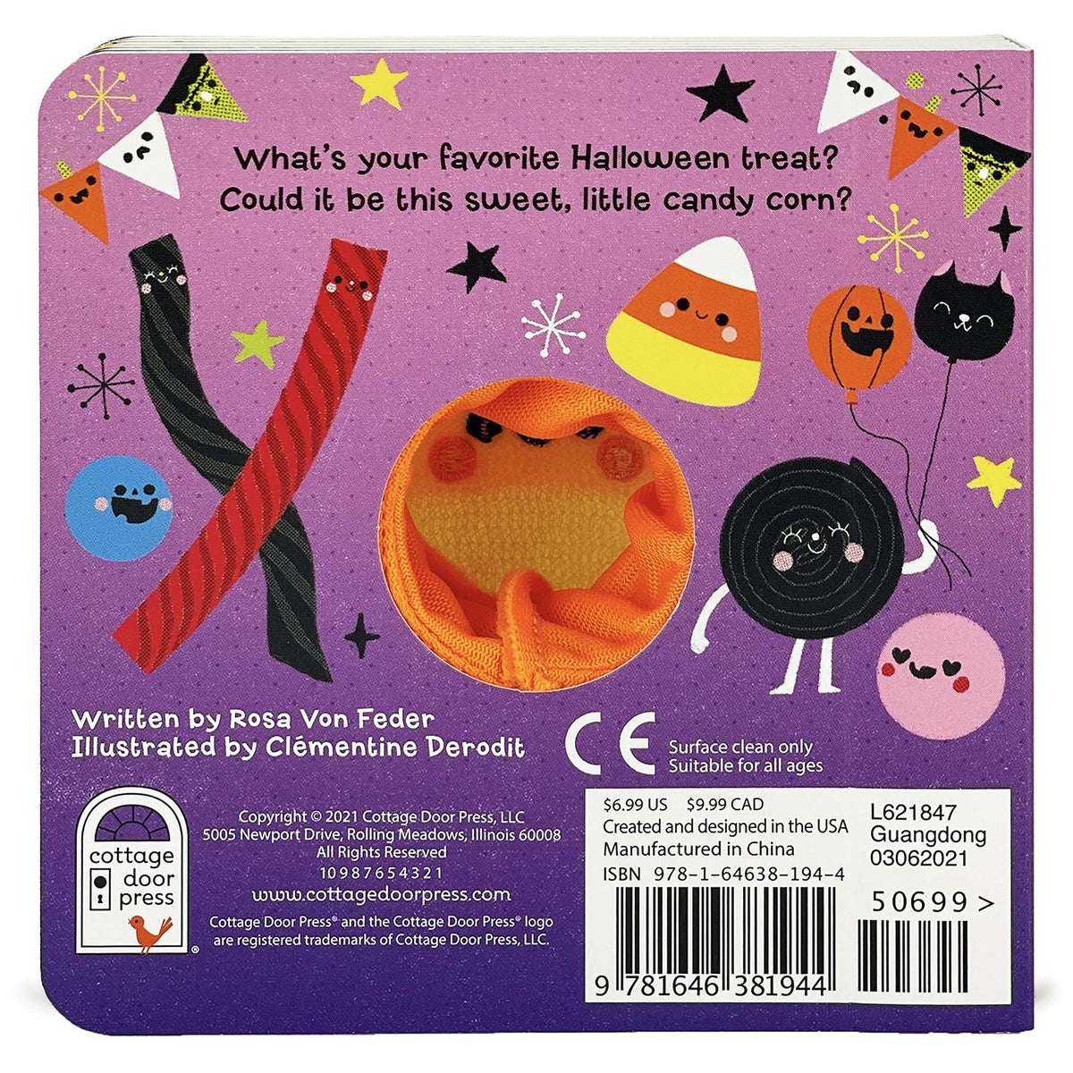 Candy Corn Puppet Book
