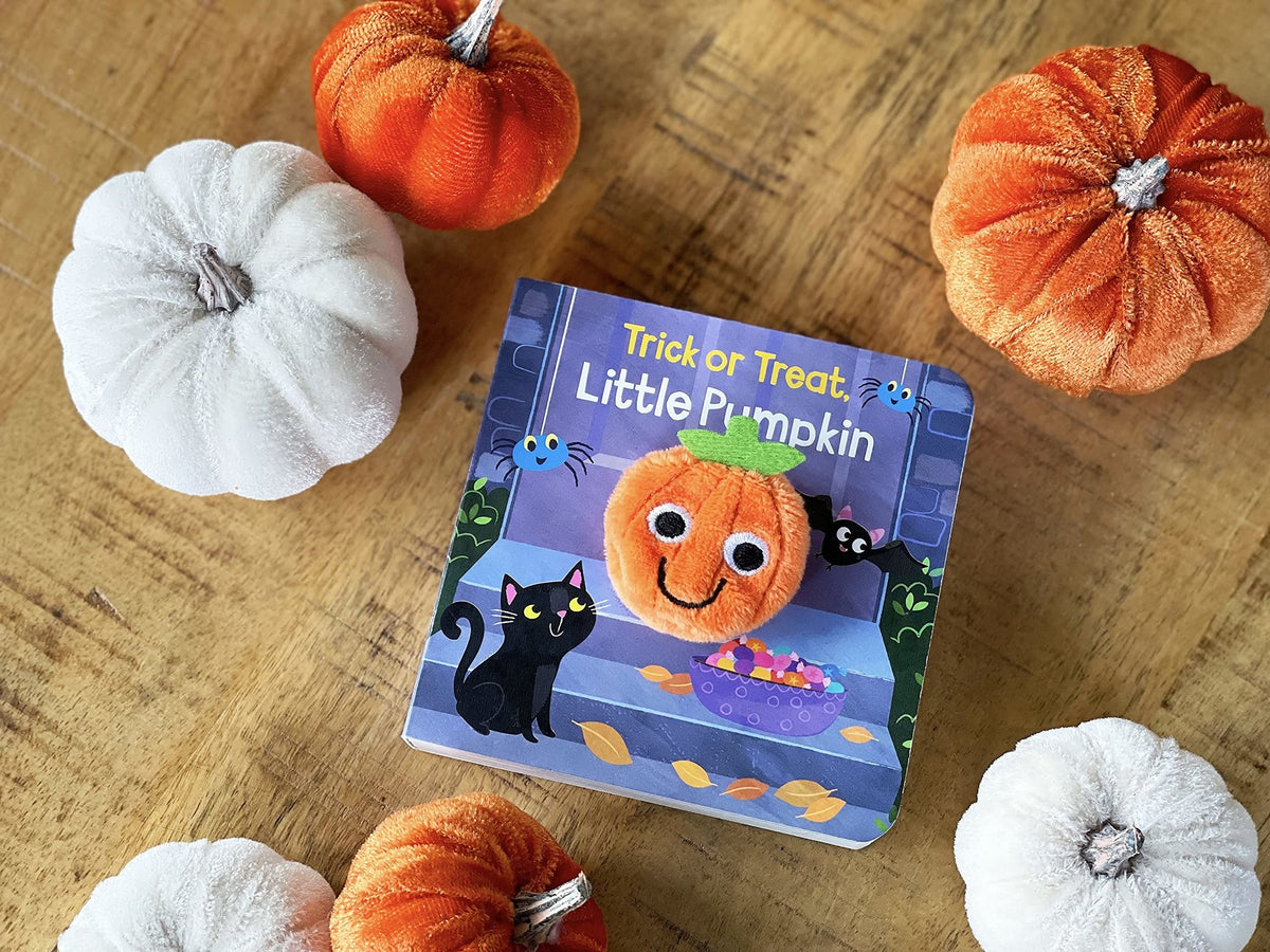 Trick or Treat Little Pumpkin Puppet Book