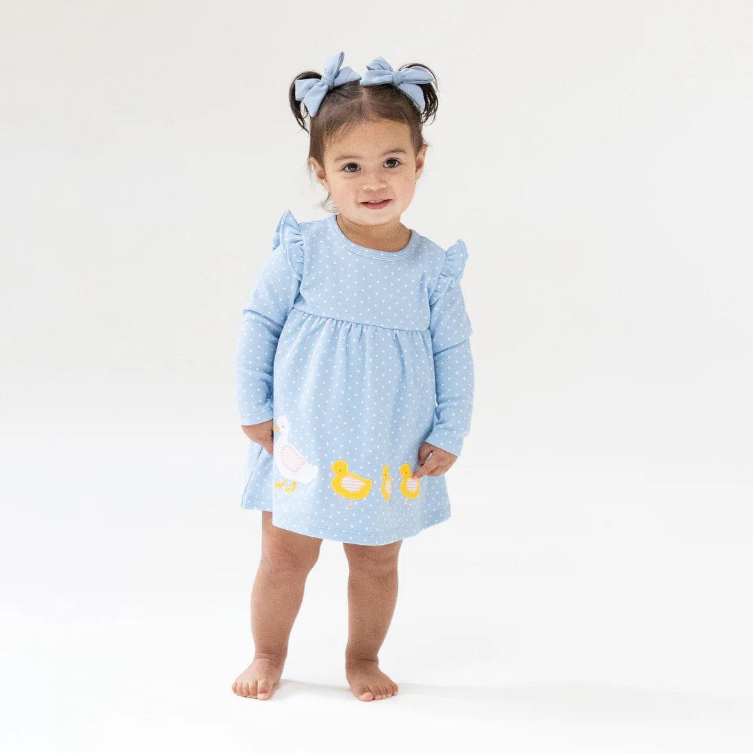 Angel Dear Duck Family Organic Dress with Diaper Cover