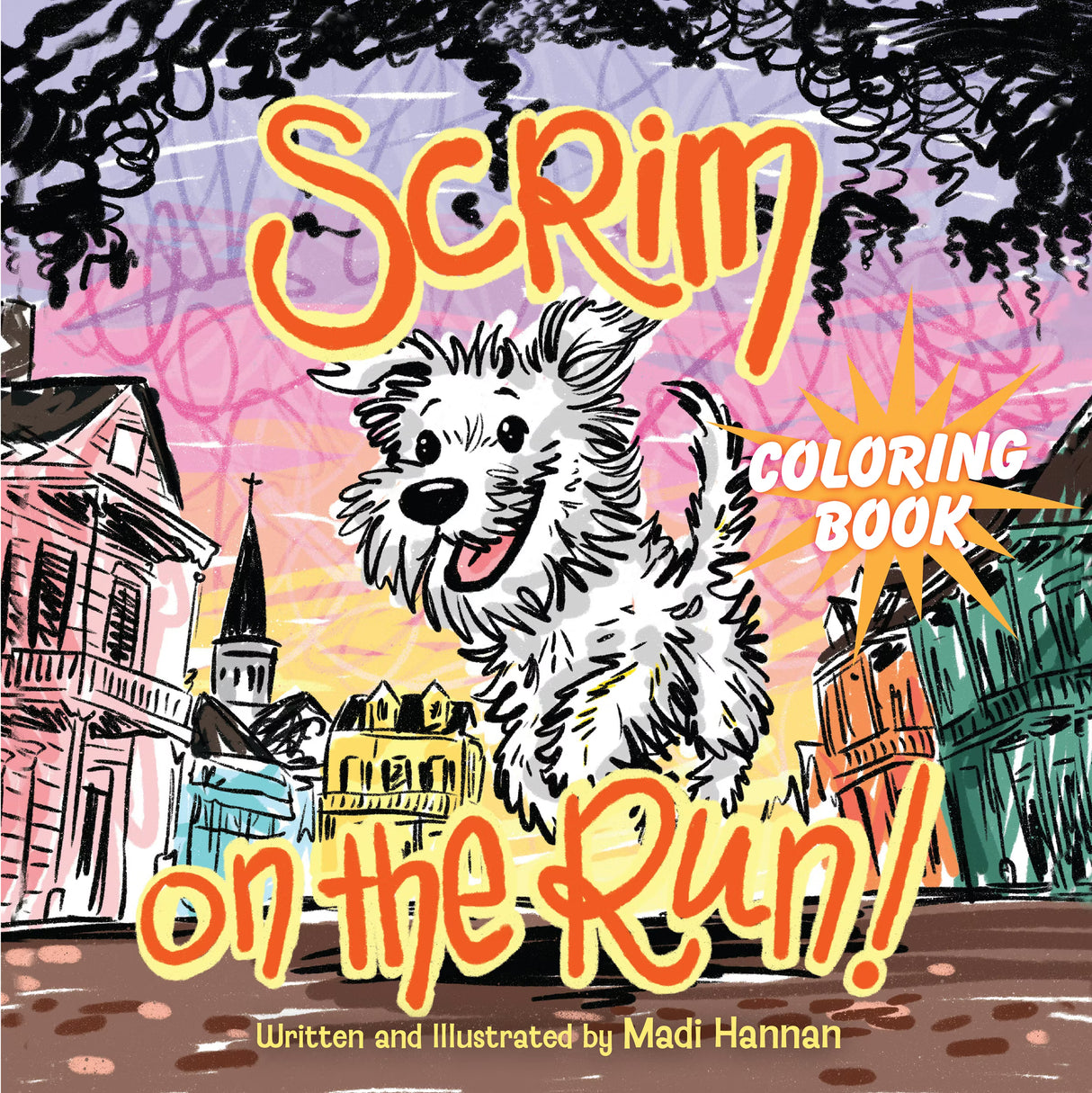 Scrim on the Run! Coloring Book