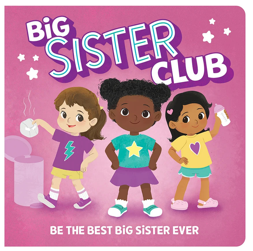 Big Sister Club Board Book | Reward Chart & Stickers