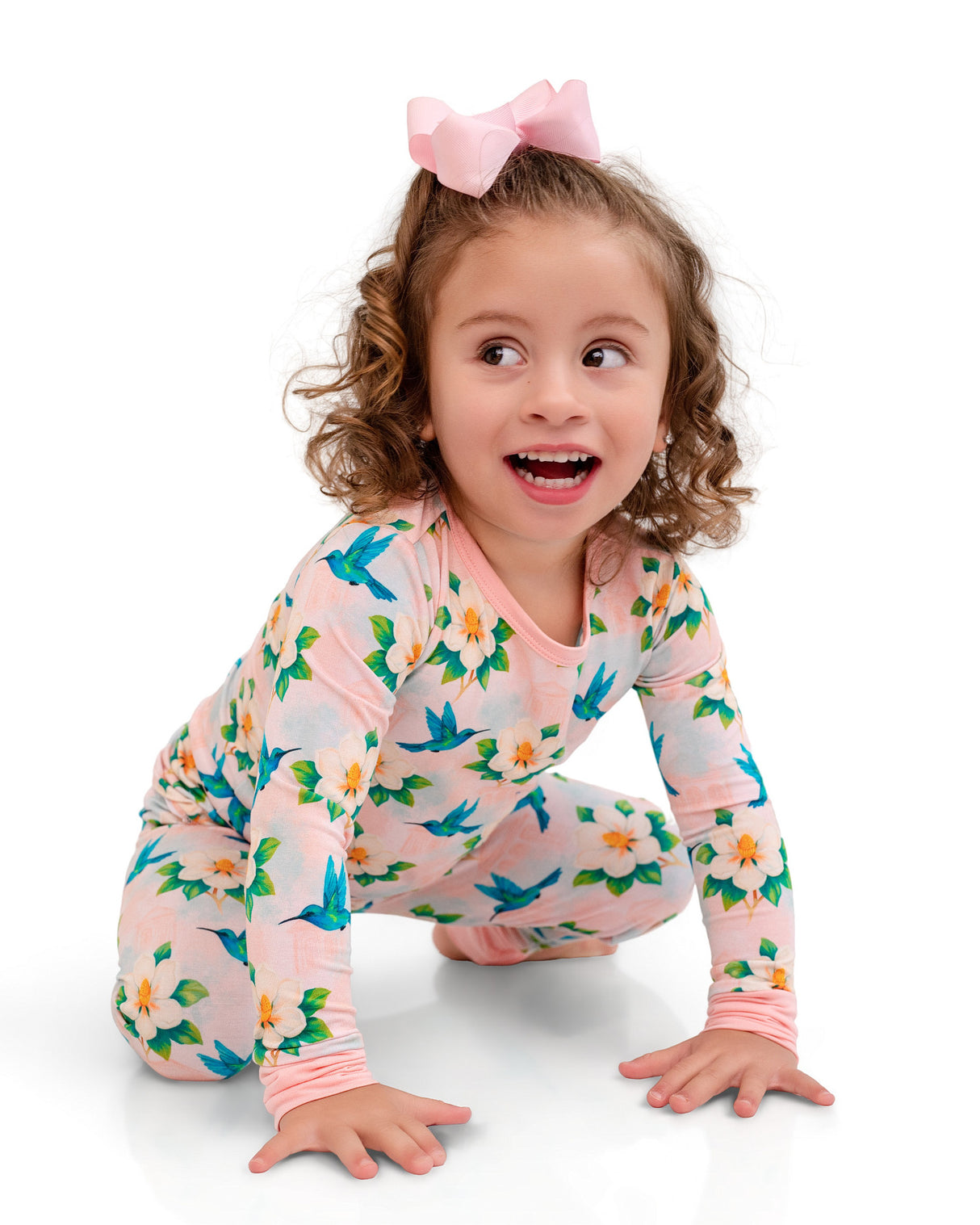 Garden District Bamboo Long Sleeve Two-Piece Pajamas