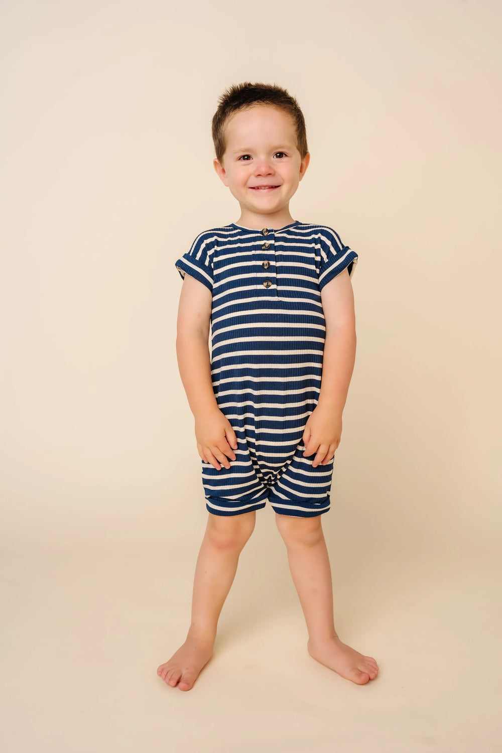 Lou Lou and Company Jack Ribbed Romper