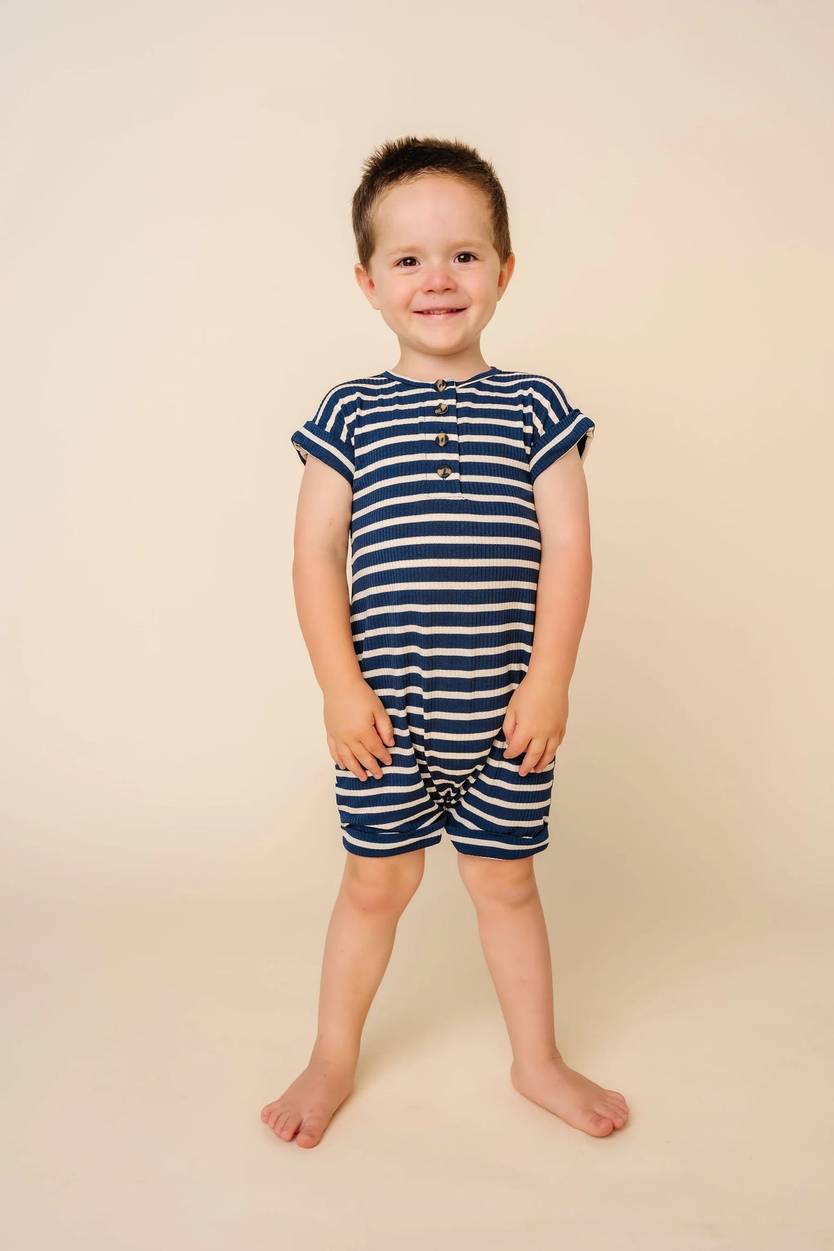 Lou Lou and Company Jack Ribbed Romper