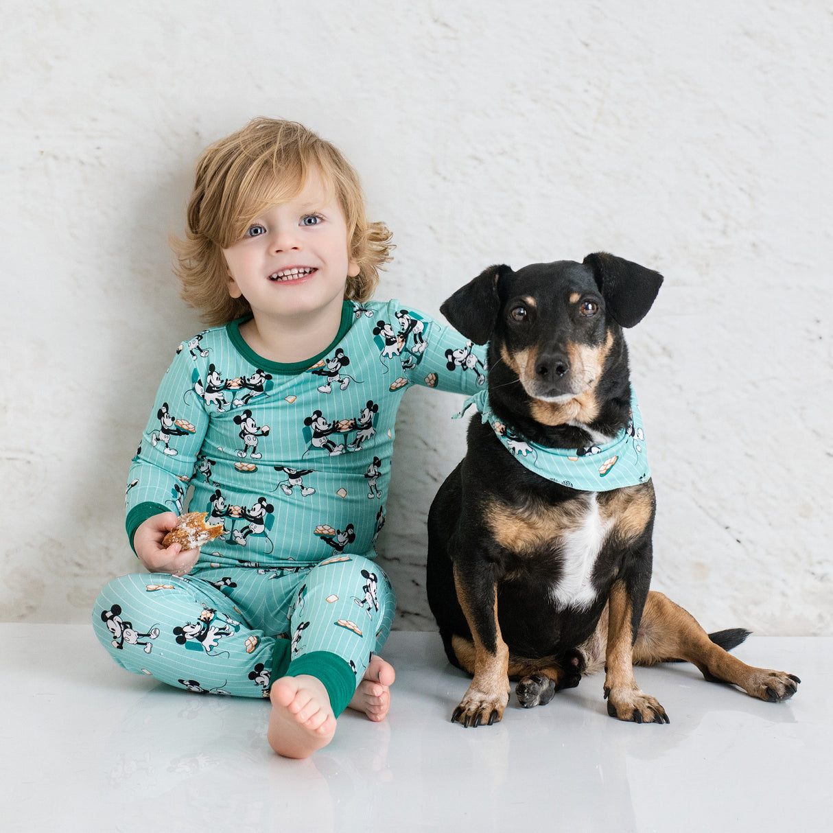 Pearls & Pelicans Powdered Sugar Pals Bamboo Two-Piece Pajamas