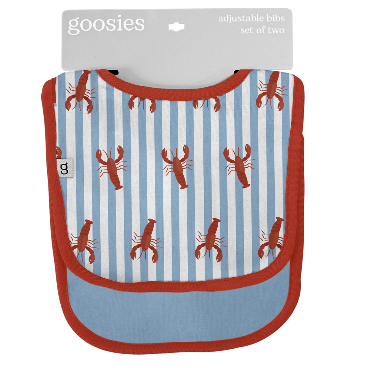 Goosies Little Pinchers Bamboo Bibs 2 Pack Set