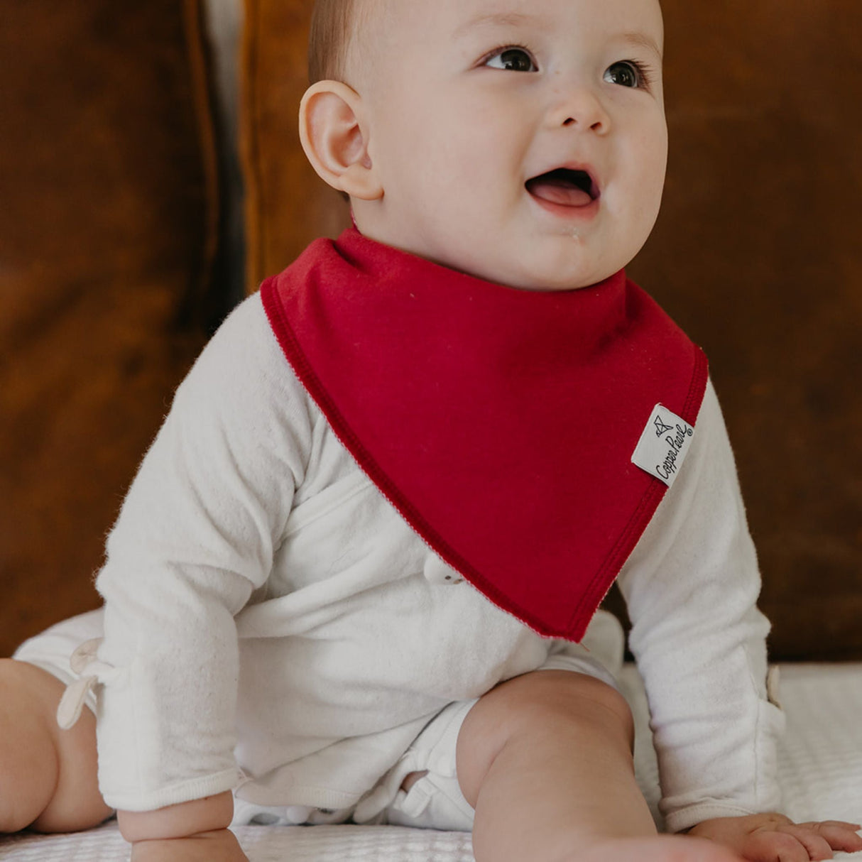 Copper Pearl Baby Bandana Bib 4-Pack Set |  Ivy