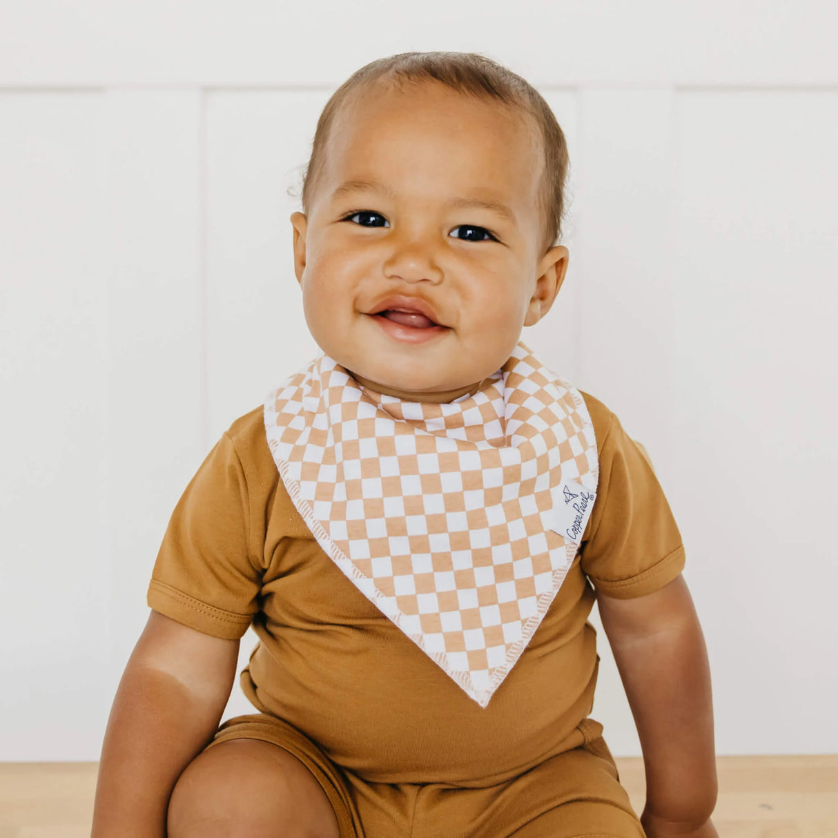 Copper Pearl Baby Bandana Bib 4-Pack Set | Vance