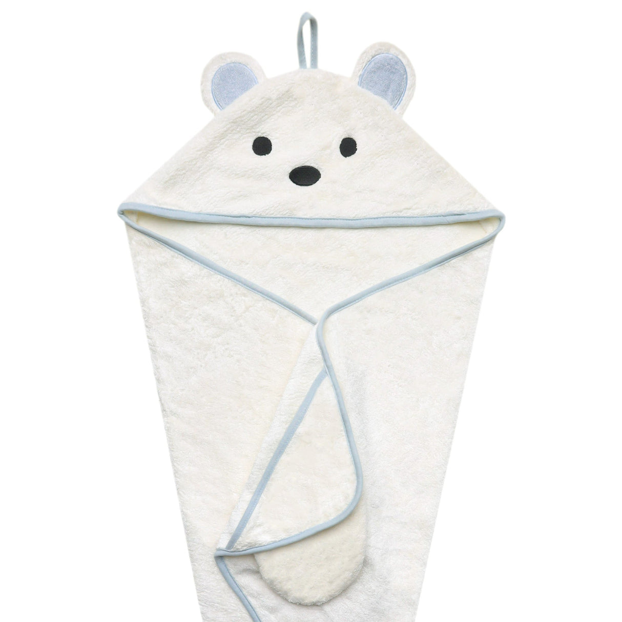 Copper Pearl Juno Polar Bear | Premium Knit Character Hooded Towel