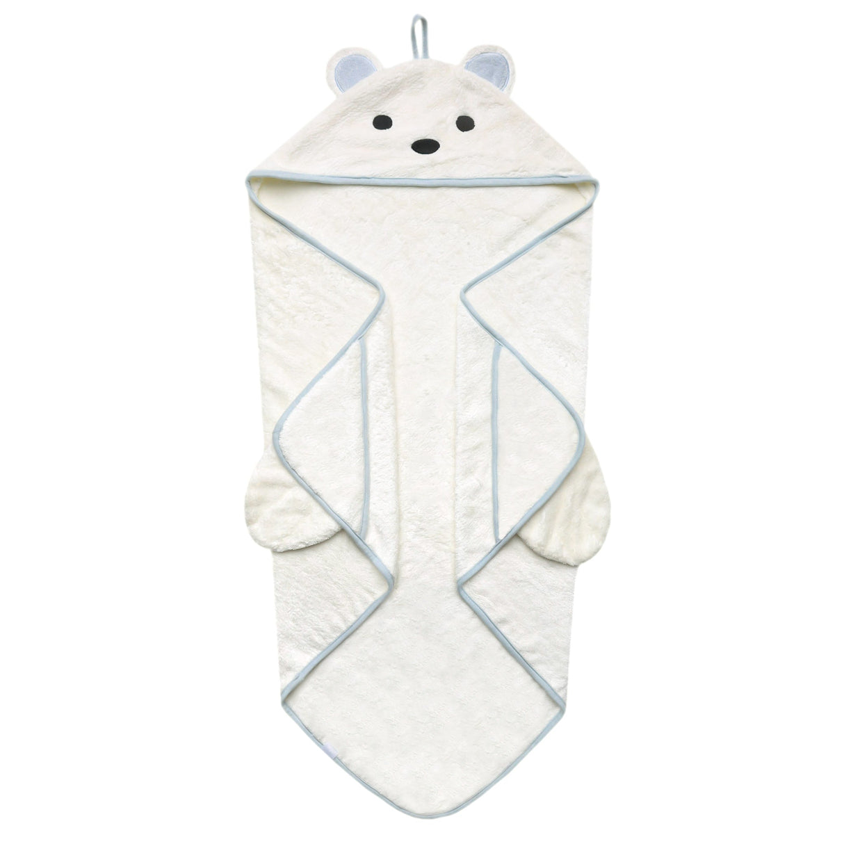 Copper Pearl Juno Polar Bear | Premium Knit Character Hooded Towel
