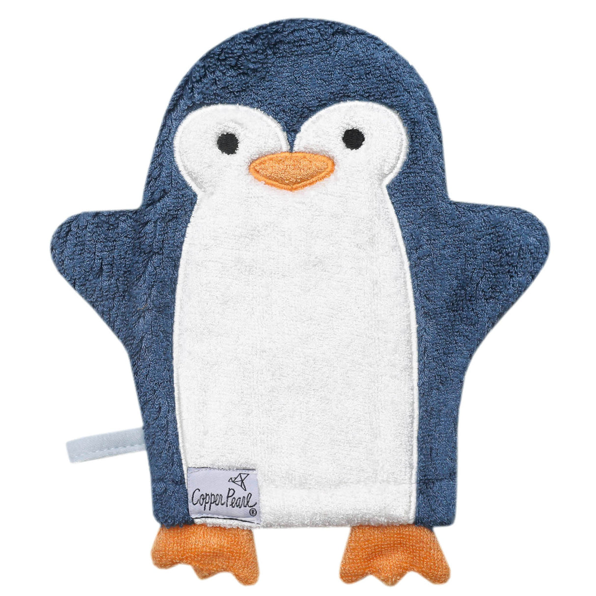 Copper Pearl Pebbles Penguin | Wash Mitt