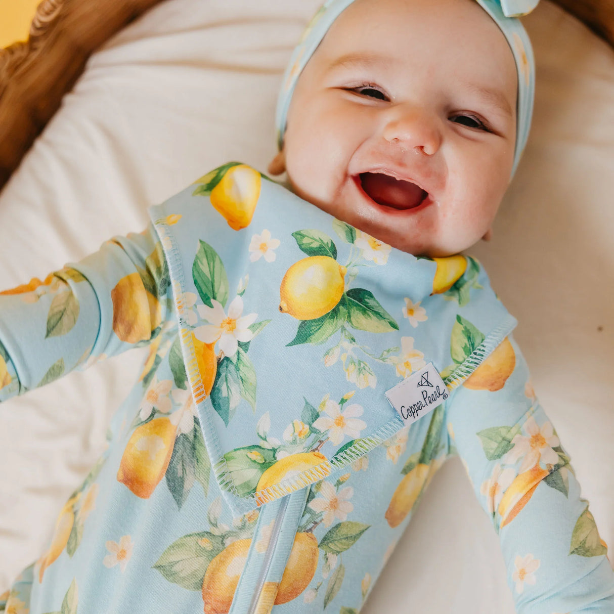 Copper Pearl Baby Bandana Bib 4-Pack Set | Melody