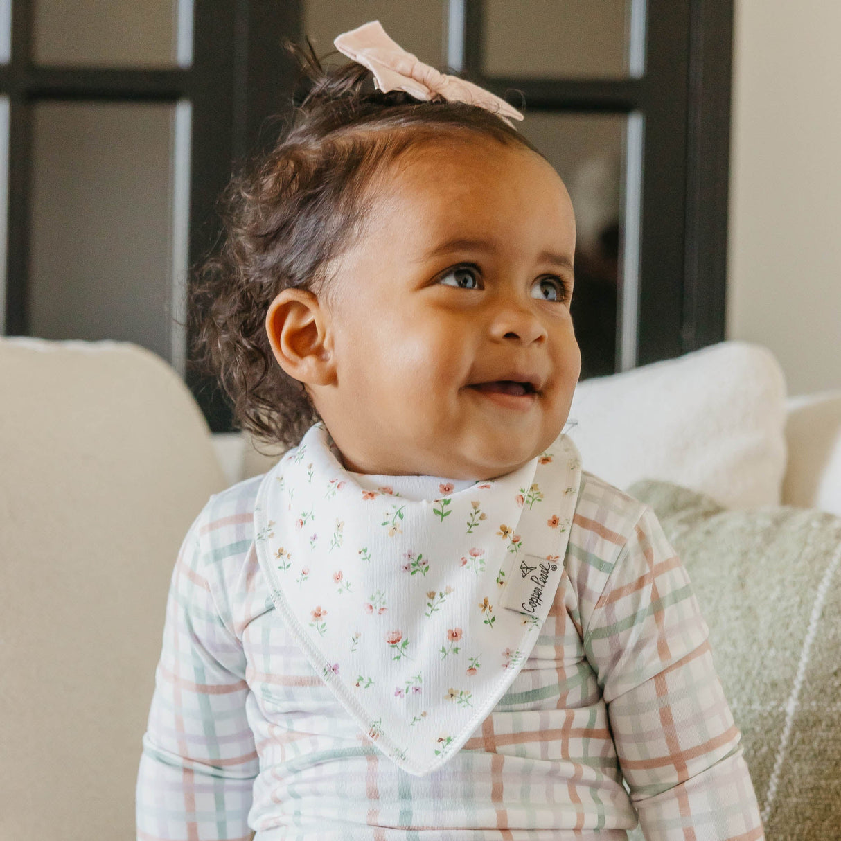 Copper Pearl Baby Bandana Bib 4-pack Set | Natalie