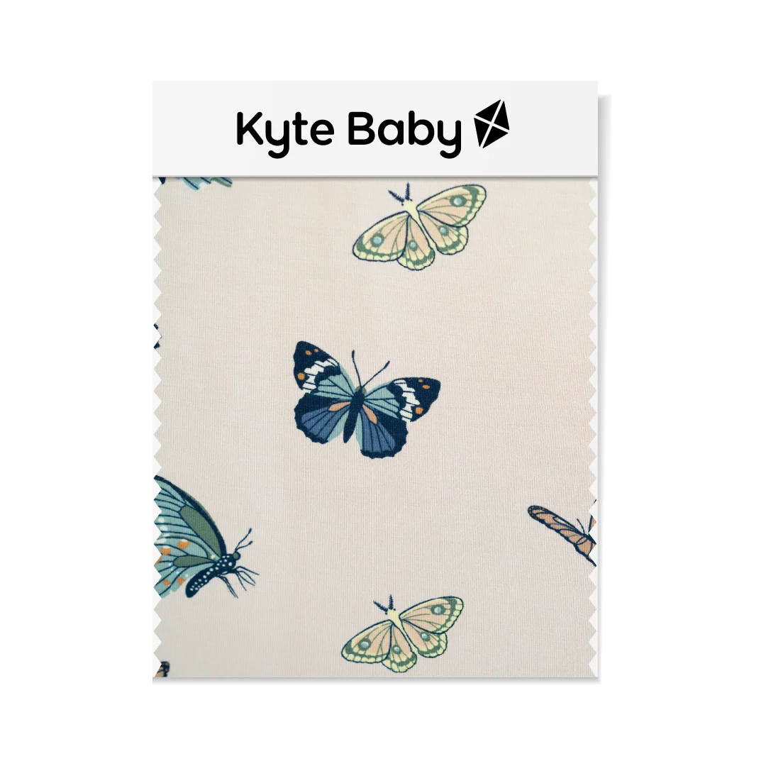 Kyte Baby Bamboo Sleep Bag 1.0 TOG | Blush Butterfly