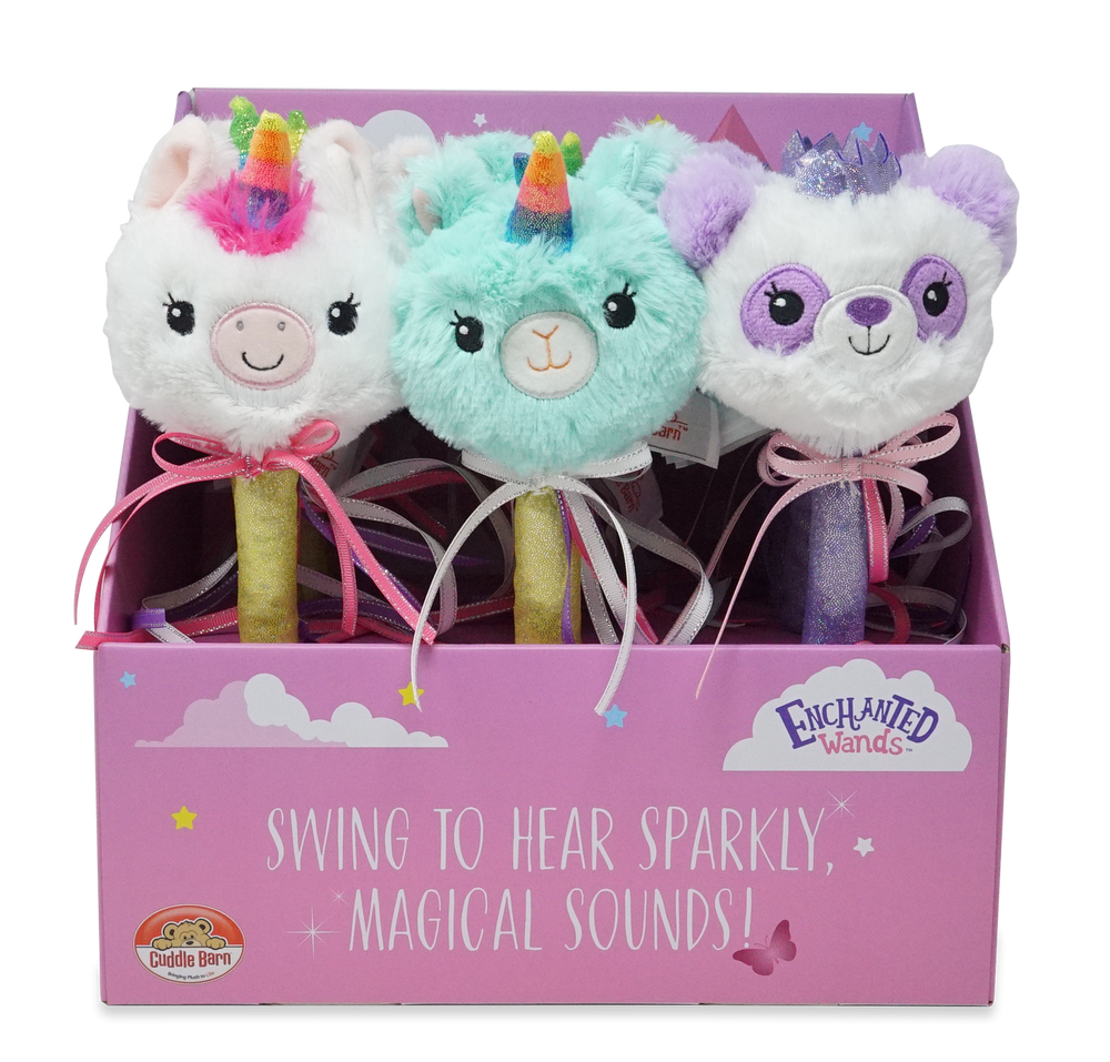 Trix Panda Plush Magical Sound Enchanted Wand