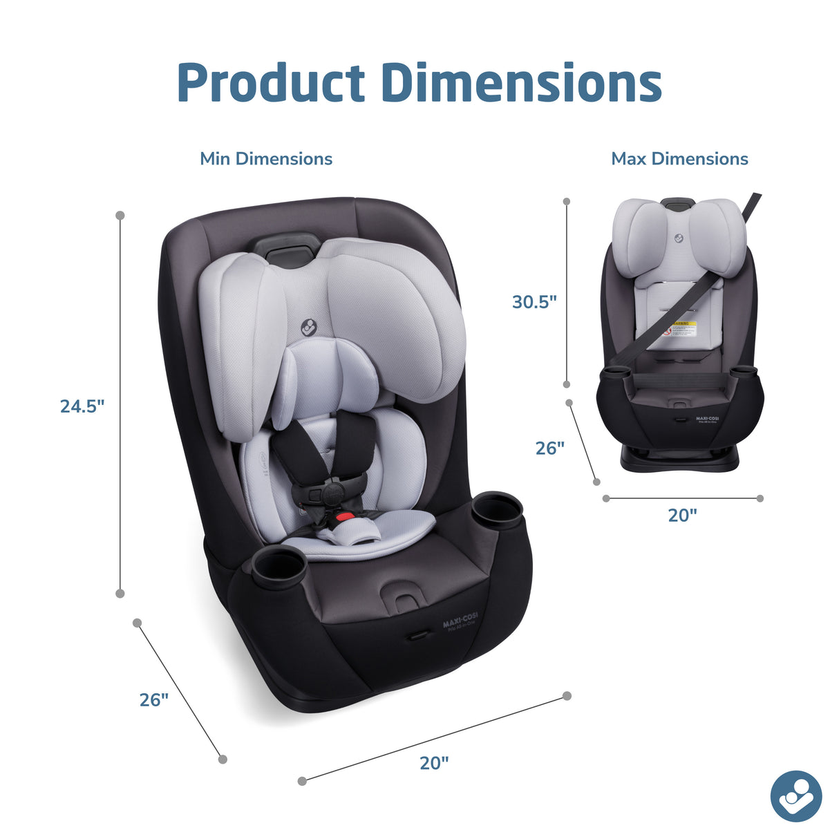 Maxi Cosi Pria All-in-1 Convertible Car Seat