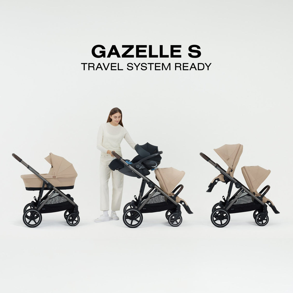 Cybex Gazelle S Single to Double All-in-One Stroller | In Store Exclusive
