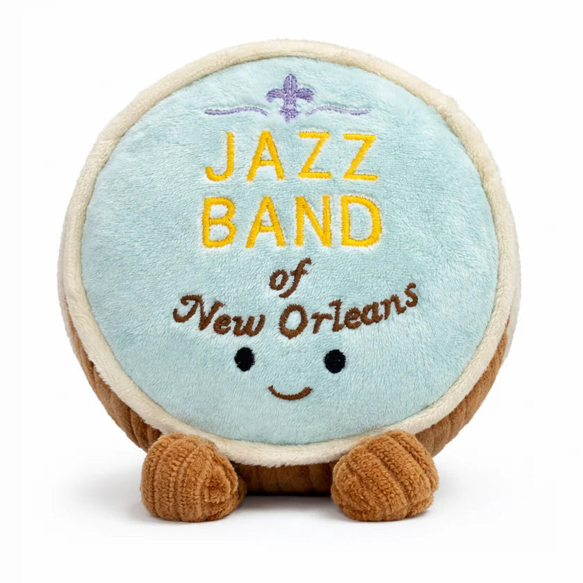 Nola Tawk Apollo the Drum NOLA Jazz SquishySnuggle Plushie