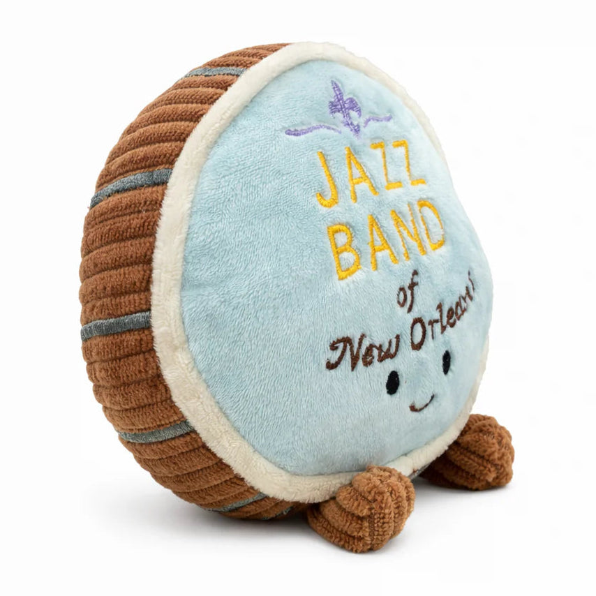 Nola Tawk Apollo the Drum NOLA Jazz SquishySnuggle Plushie