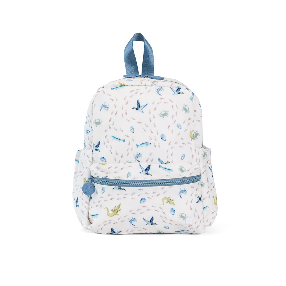 TRVL Design Mini Coated Backpack Mini Backer | Coastal Tides