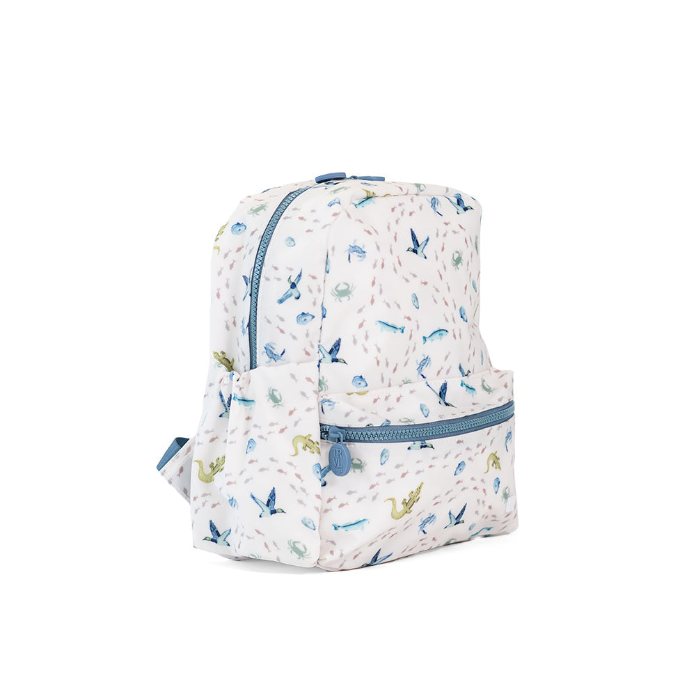 TRVL Design Mini Coated Backpack Mini Backer | Coastal Tides