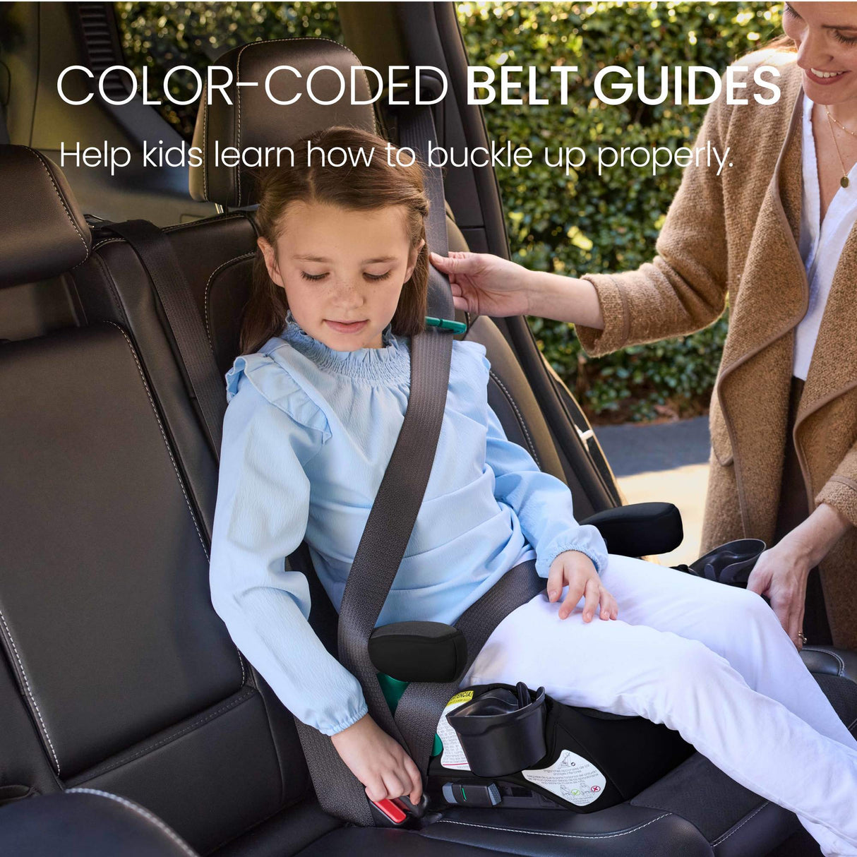 Britax UpNGo Click Backless Booster Car Seat with LATCH