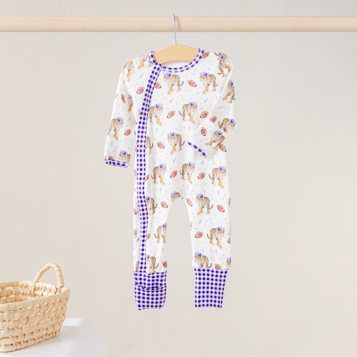 Nola Tawk Kickoff in Louisiana Organic Cotton Kids Pajamas