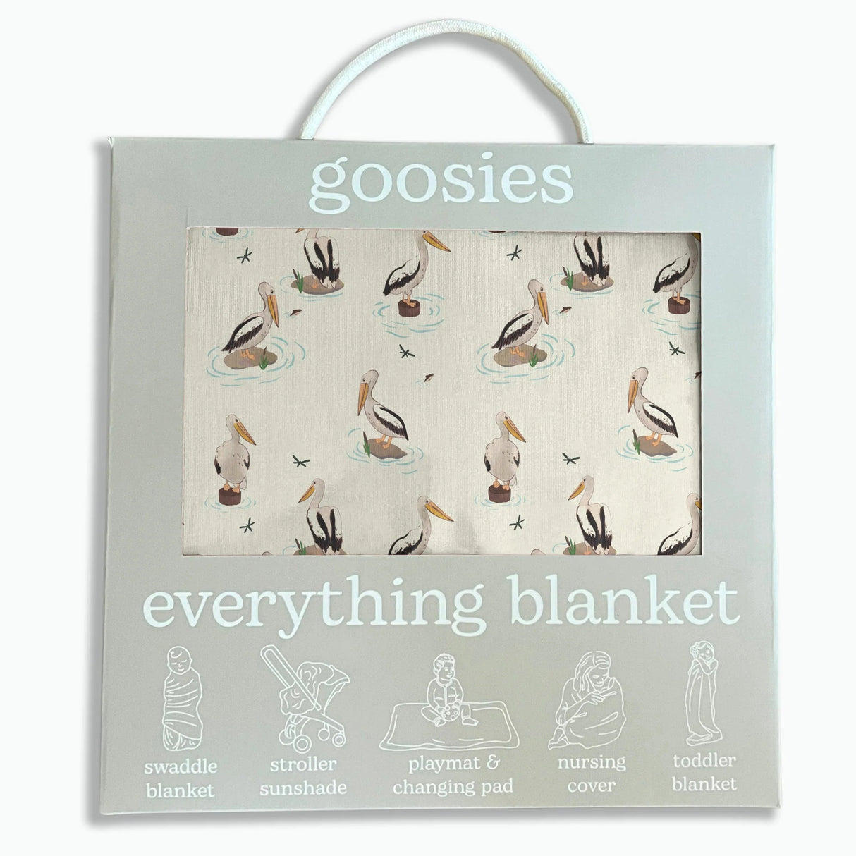 Goosies Pelicans Bamboo Everything Blanket
