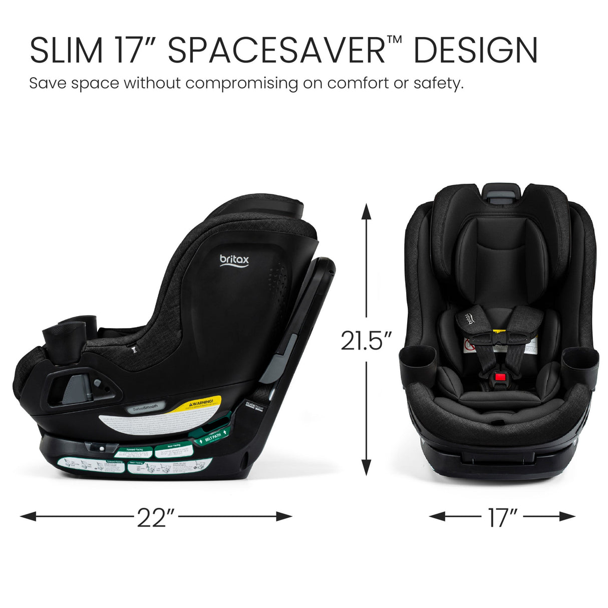 Britax Galaxy360 Slim Rotating Convertible Car Seat | Preorder