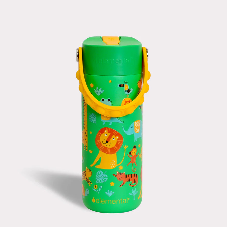 Elemental® Core 18oz Pop Insulated Water Bottle | Green Jungle