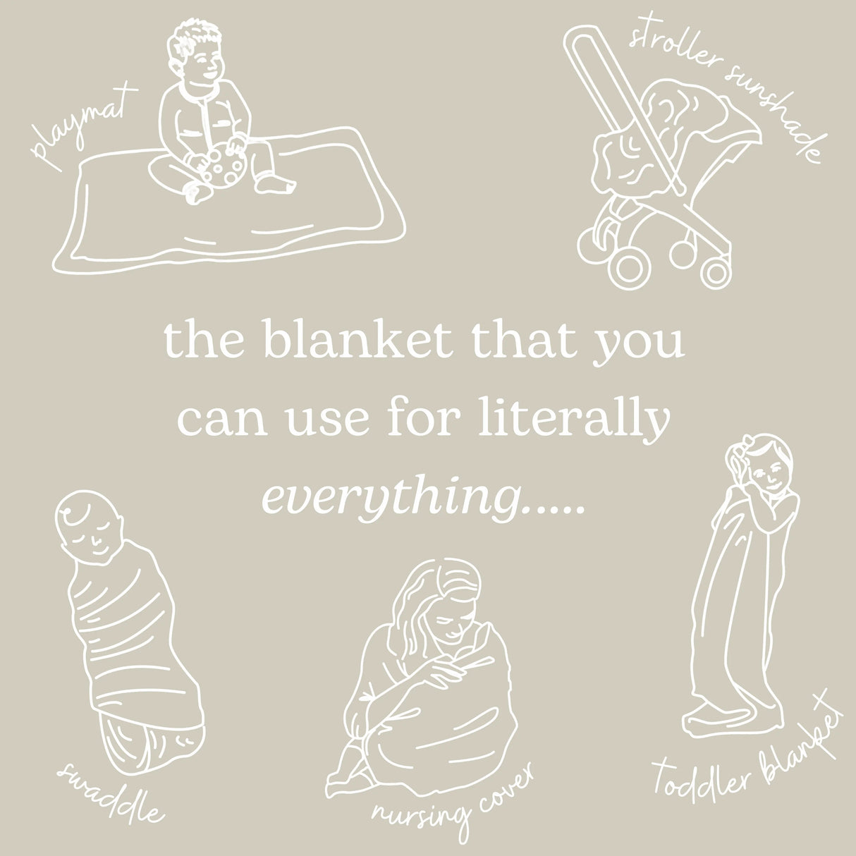 Goosies Pelicans Bamboo Everything Blanket