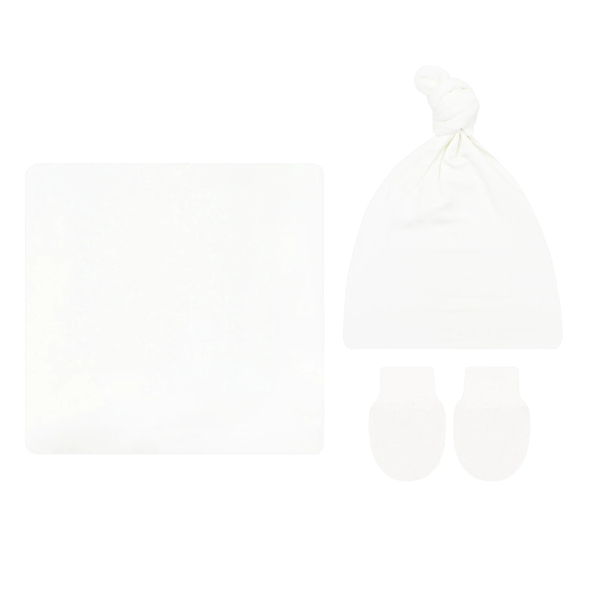 Lou Lou and Company Finley RIbbed Newborn Hat|Swaddle|Mitt Bundle
