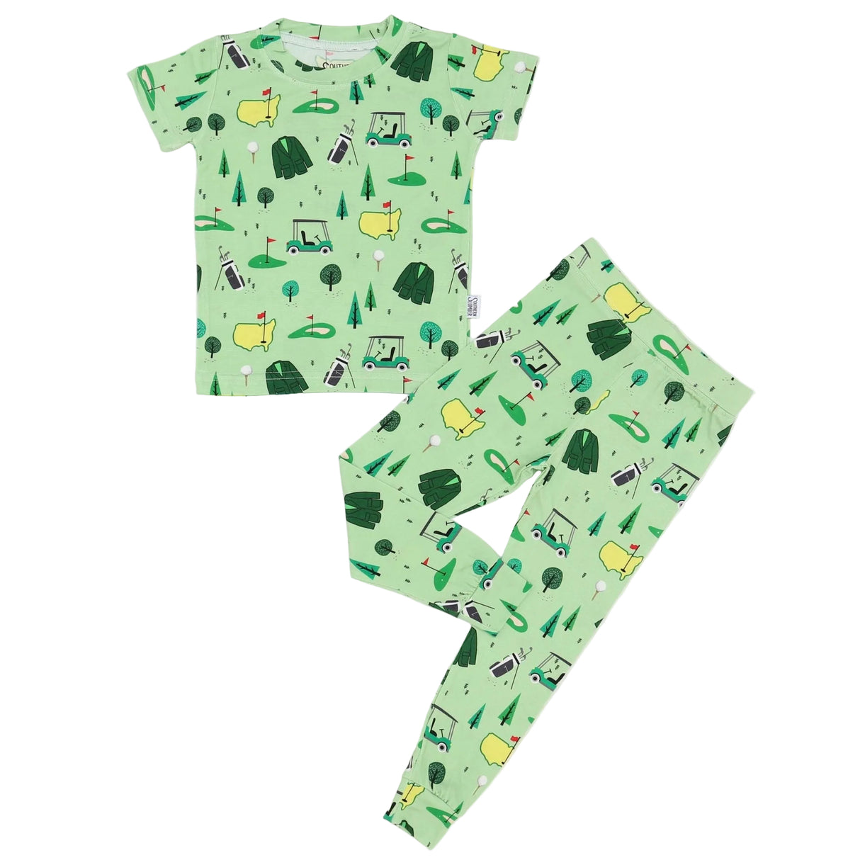 Southern Slumber Golf 2-Piece Bamboo Pajama Set