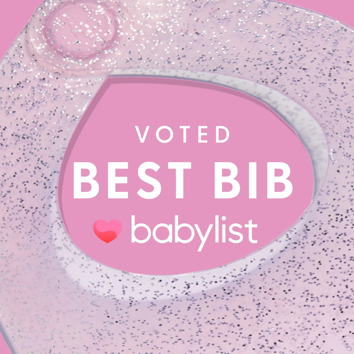 Babynetic Magnetic Silicone Bib | Strawberry Jelly