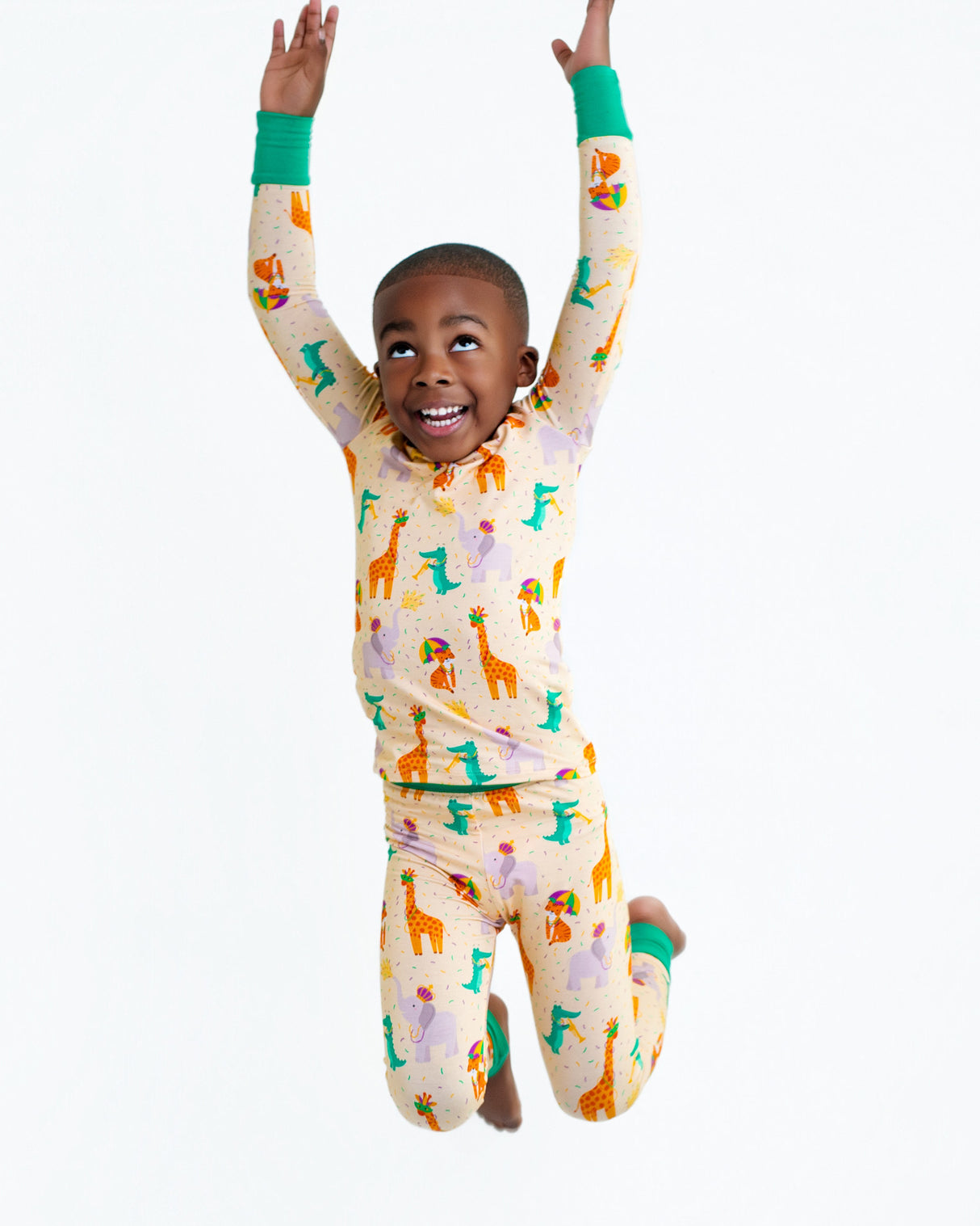 Pearls & Pelicans Zoo Mardi Gras Bamboo Two-Piece Pajamas