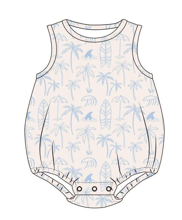 NTRL Surfside Sleeveless Bubble | Coastal Daze