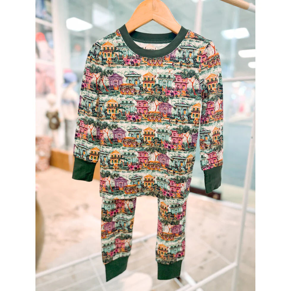 Velvet Fawn Uptown Carnival Bamboo Pajama Set