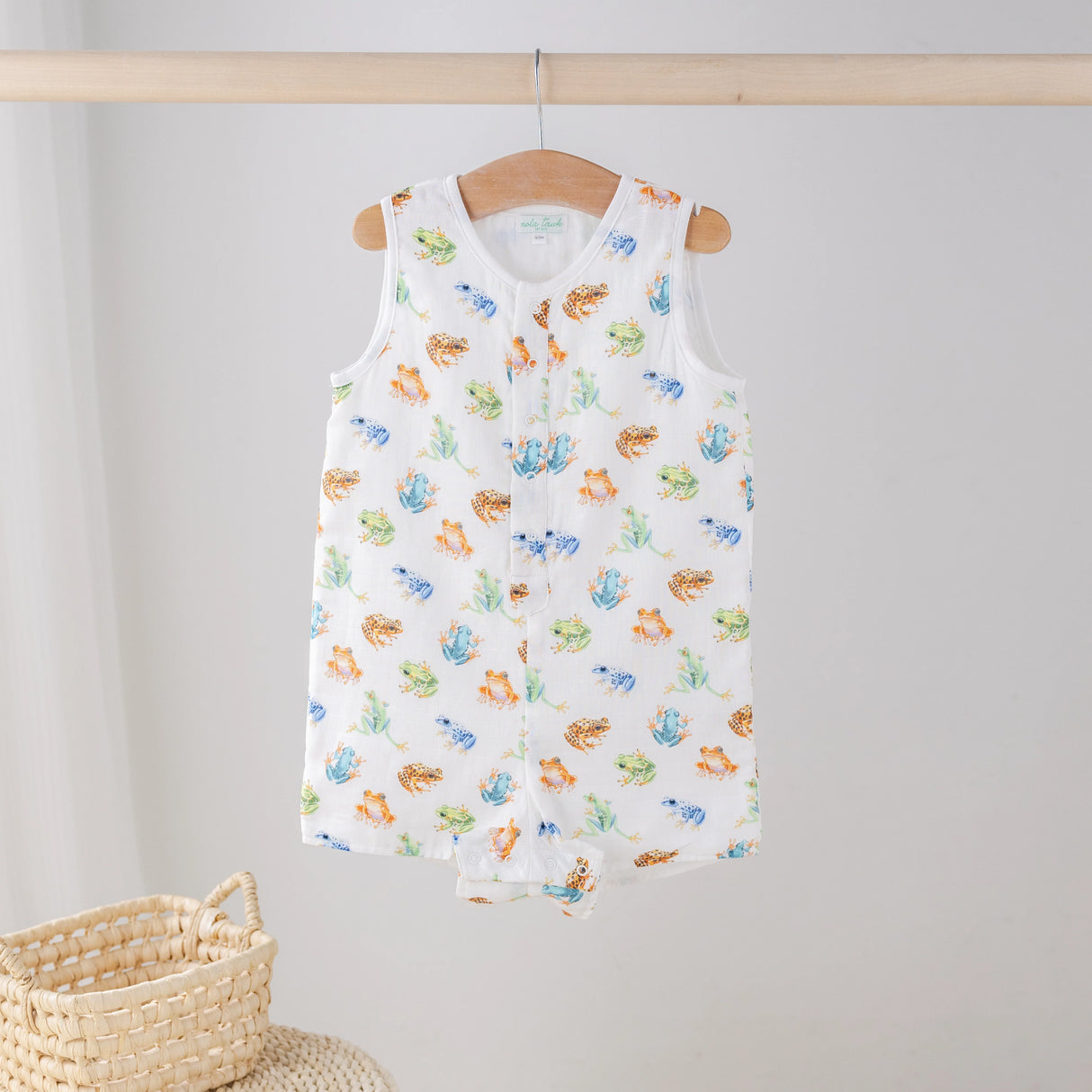Nola Tawk Toadally Cute Organic Muslin Shortall