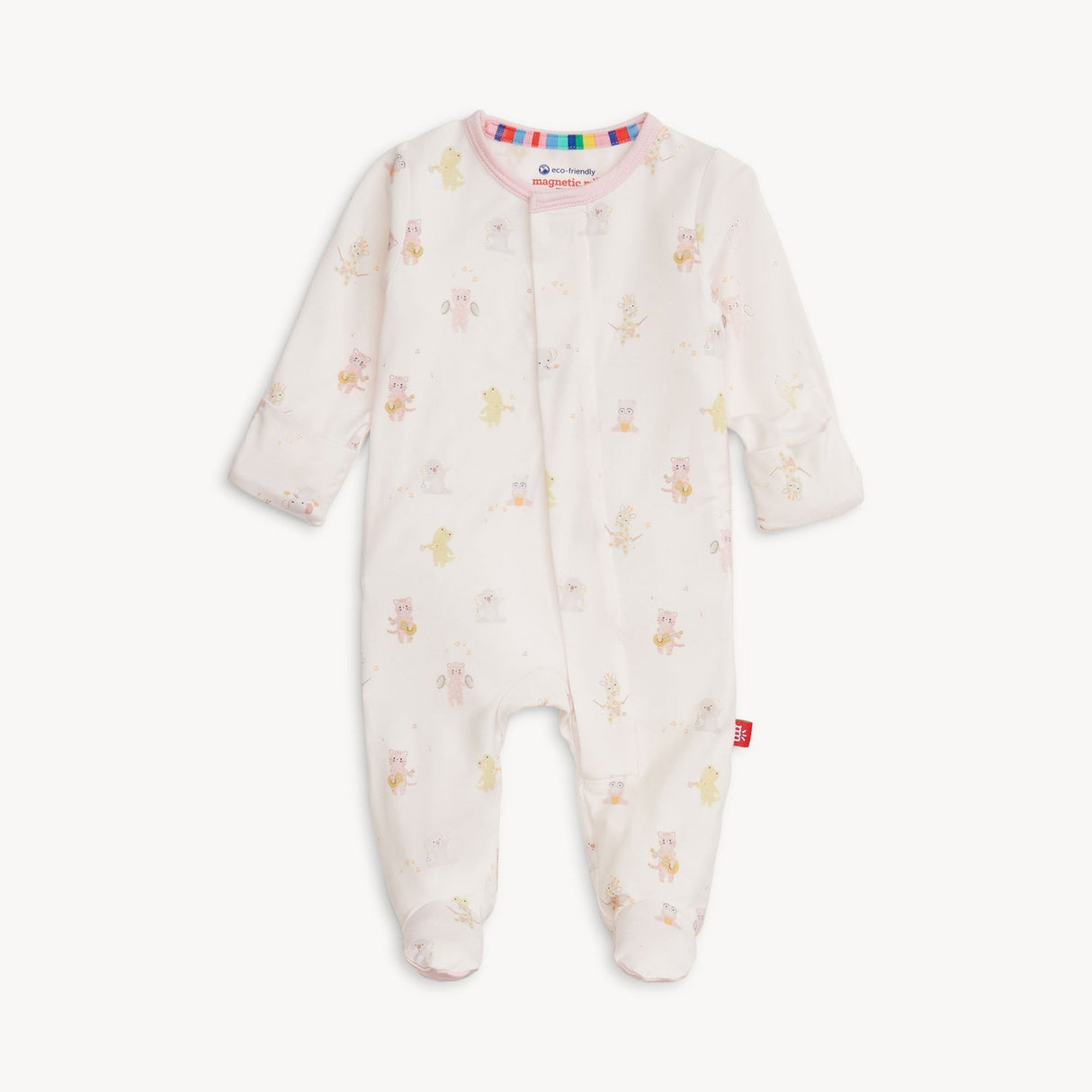 Magnetic Me Pink Baby Beats Modal Footie