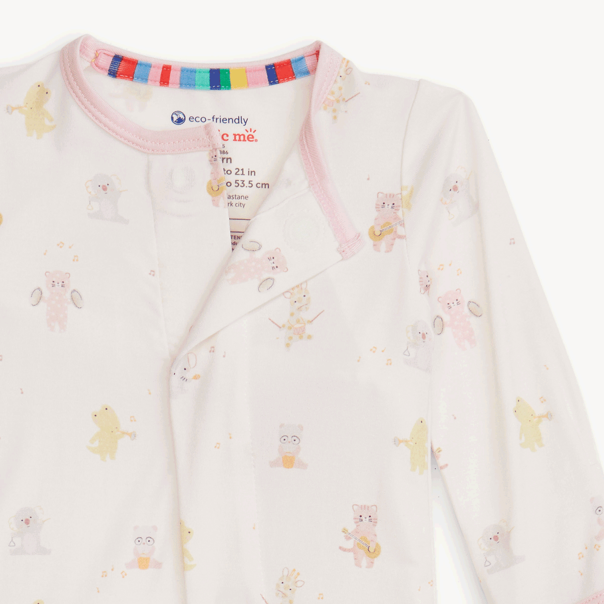 Magnetic Me Pink Baby Beats Modal Footie