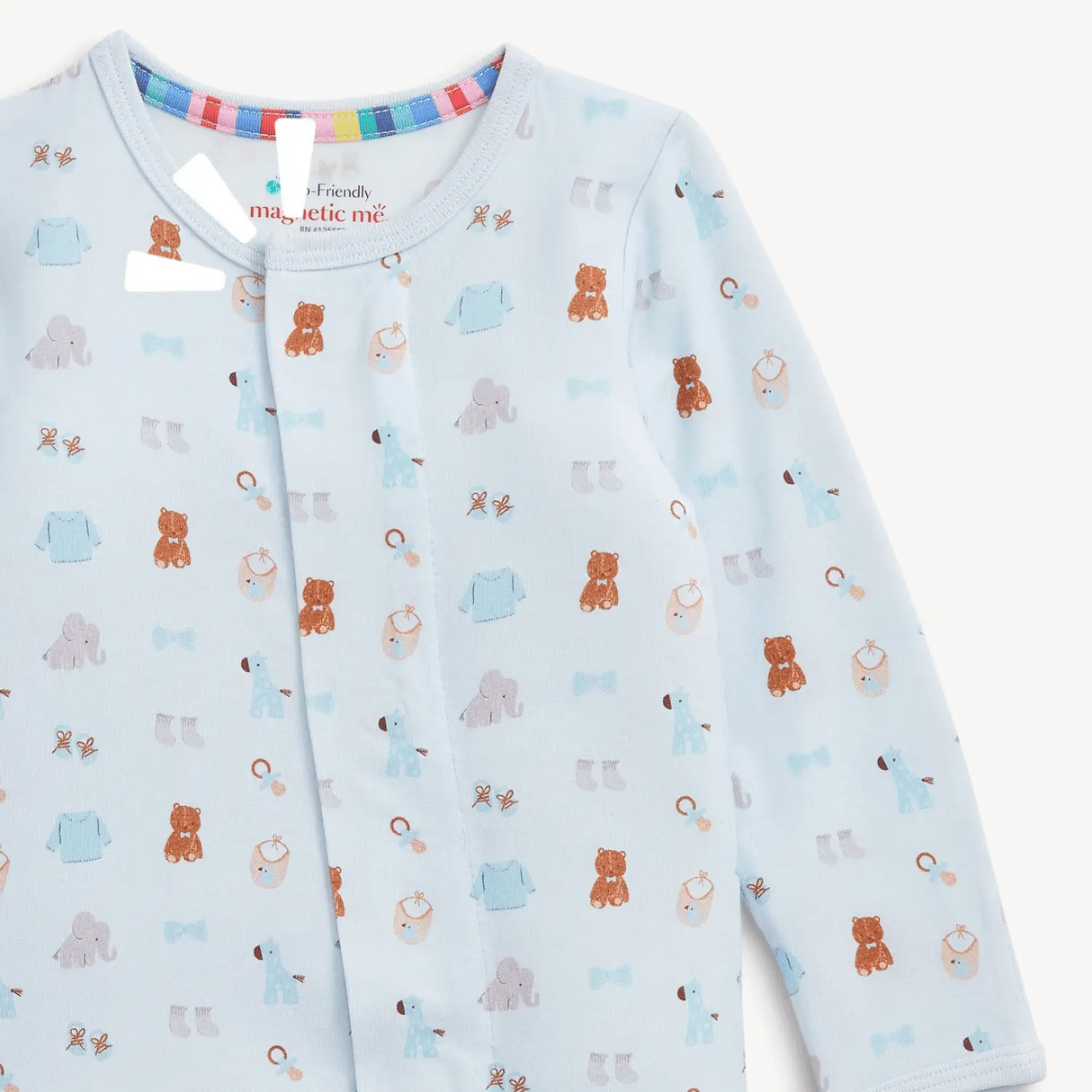 Magnetic Me Nursery Nostalgia Blue Modal Footie