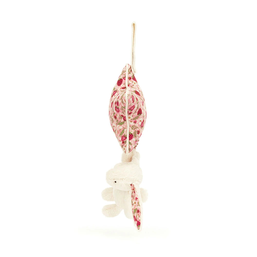 Jellycat Blossom Cream 'Berry' Bunny Musical Pull