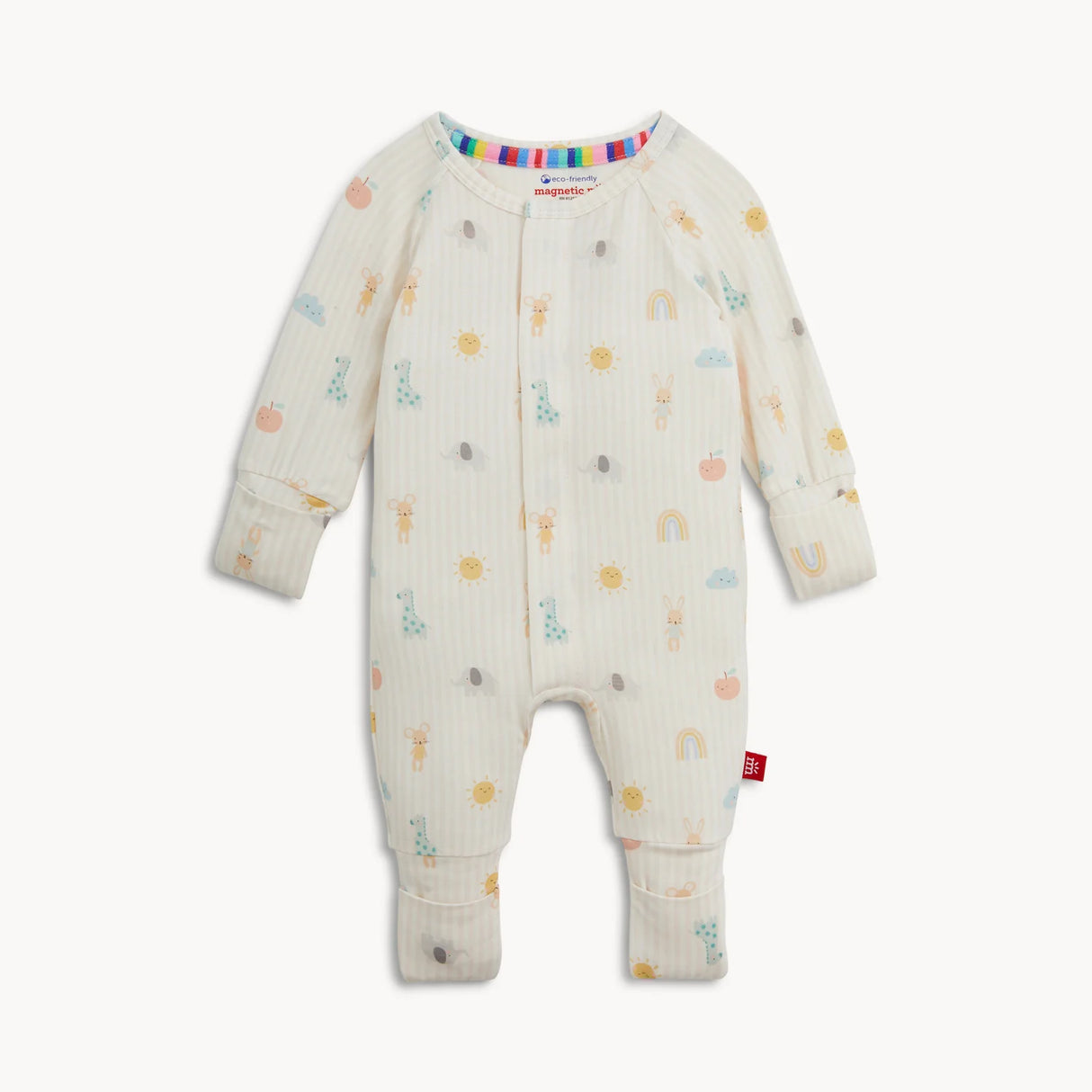 Magnetic Me Lullaby Sky Pink Modal Magnetic Convertible Coverall