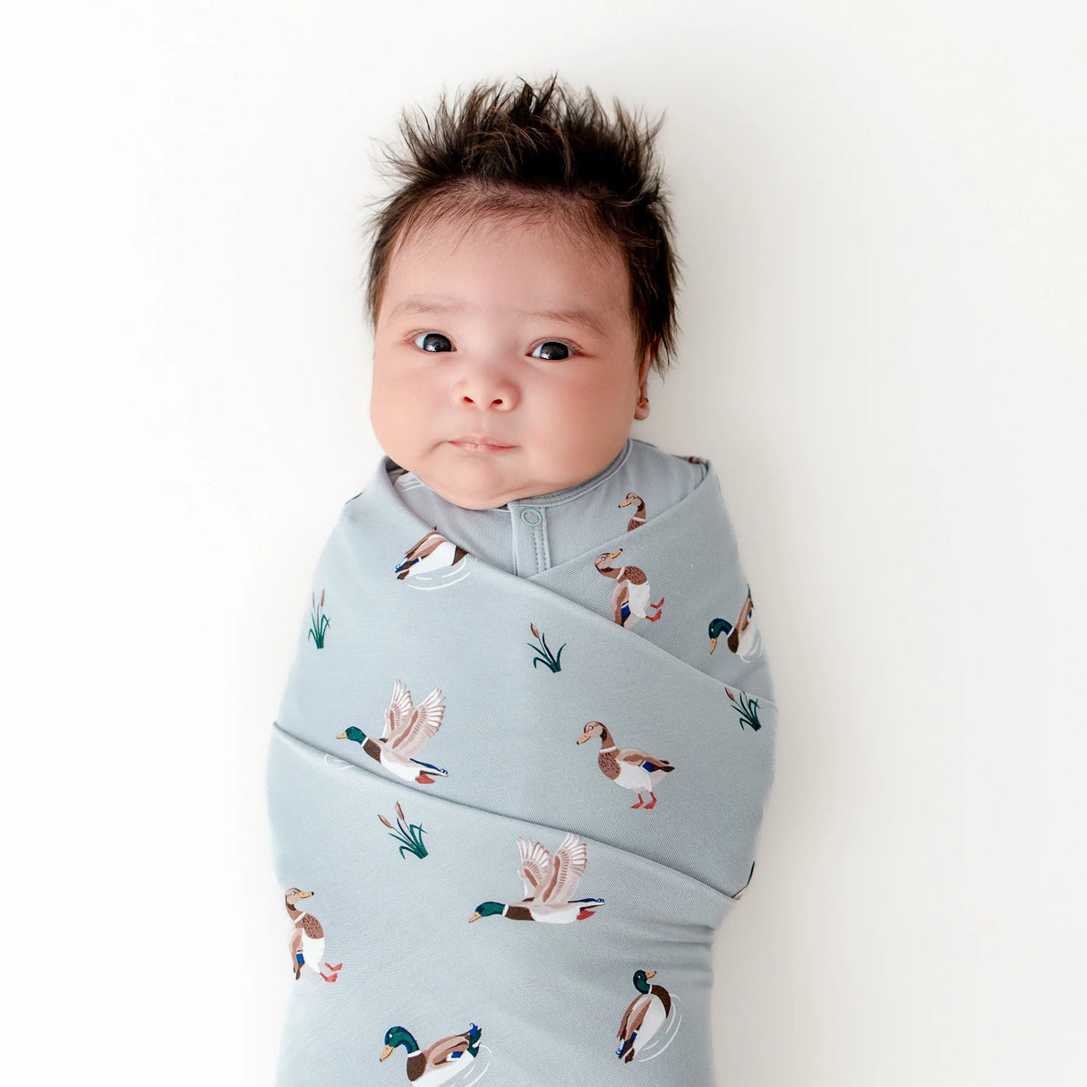 Kyte Bamboo Swaddle Blanket | Mallard Duck