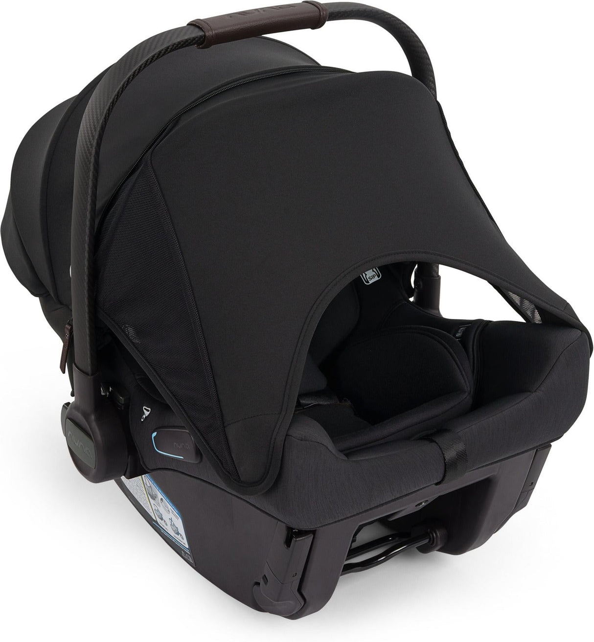 NUNA TRIV LX stroller + Pipa URBN car seat Travel System | Caviar