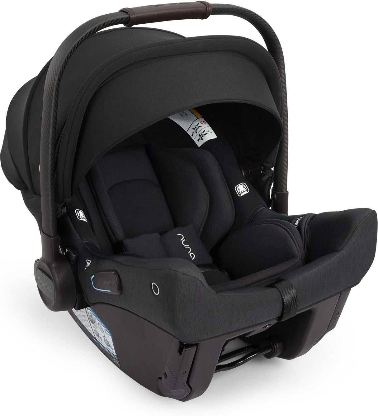 NUNA TRIV LX stroller + Pipa URBN car seat Travel System | Caviar